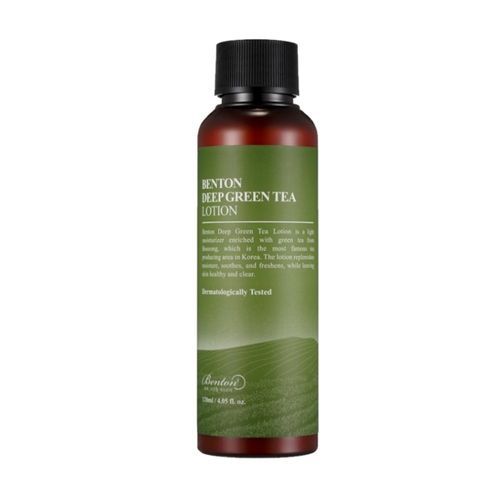 Benton Deep Green Tea Lotion- Lait hydratant visage peaux grasses