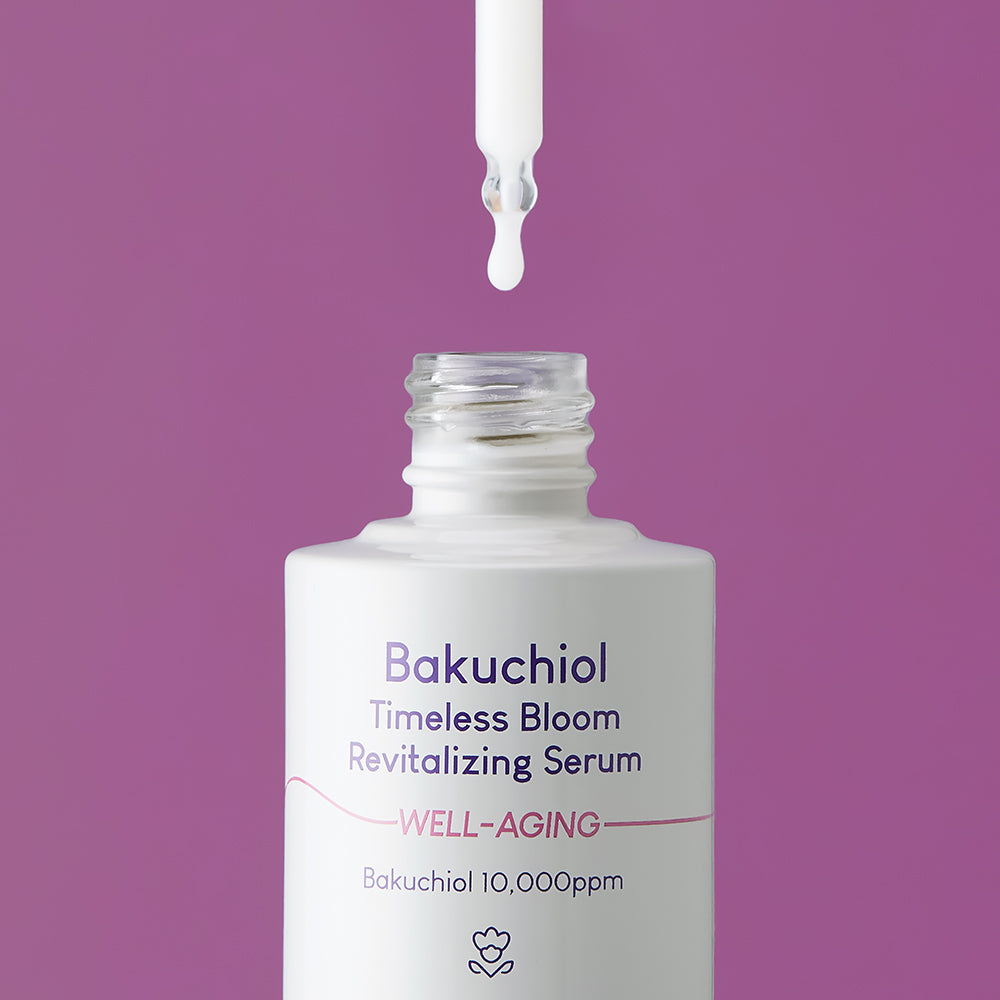 PURITO Bakuchiol Timeless Bloom Revitalizing Serum - Sérum Revitalisant Anti âge