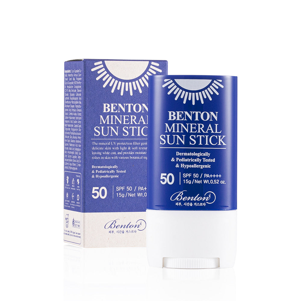 BENTON Mineral Sun Stick SPF50+ PA++++ - Stick Solaire Minérale