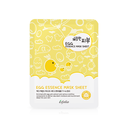 Esfolio Pure Skin Essence Mask Sheet Egg - Peau acnéique
