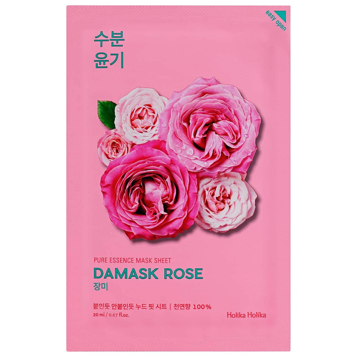 Holika Holika Pure Essence Mask Sheet Damask Rose - Peau réparée