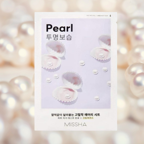 Missha Airy Fit Sheet Mask Pearl - Peau radieuse