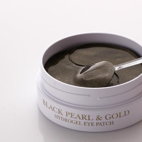 PETITFÉE Black Pearl & Gold Hydrogel Eye Patch - Patch anti-cernes